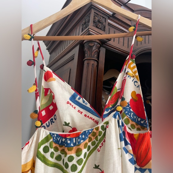 Farm Rio Mixed Picnic Maxi dress New no tags - Picture 5 of 8